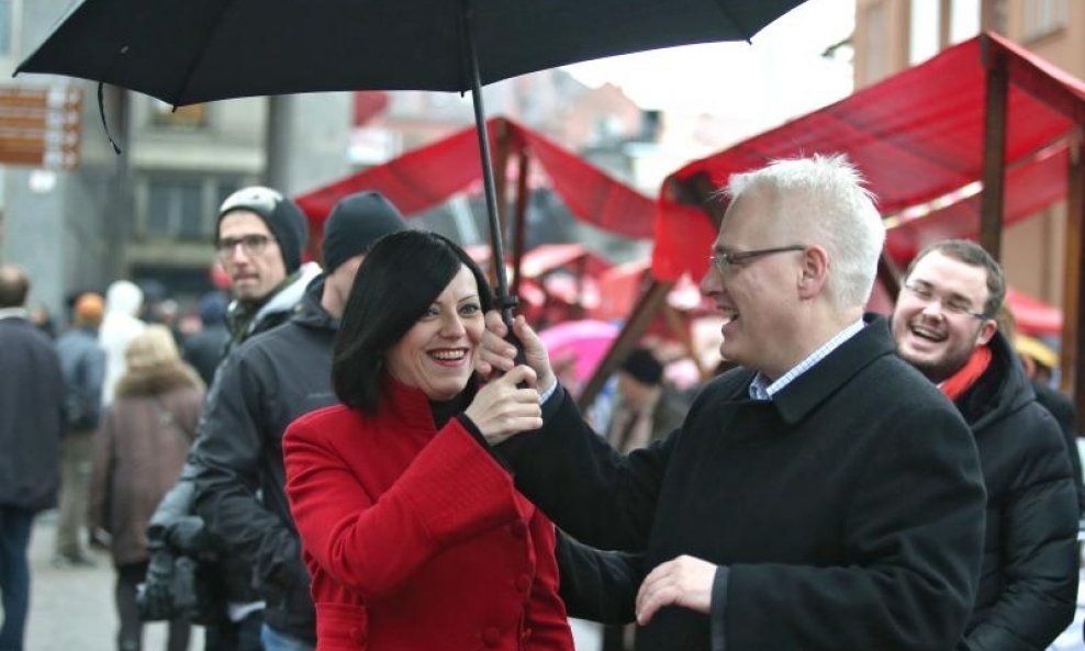Ivo Josipović i Mirela Holy
