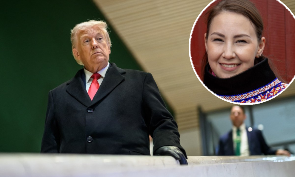 Donald Trump i Malene Vahl Rasmussen