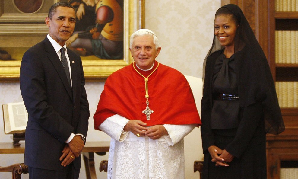 barack obama  papa benedikt michelle obama benedikt XVI