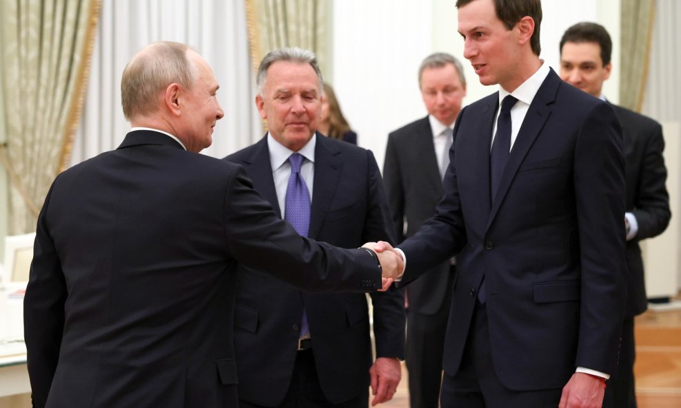Vladimir Putin, Steve Witkoff i Jared Kushner