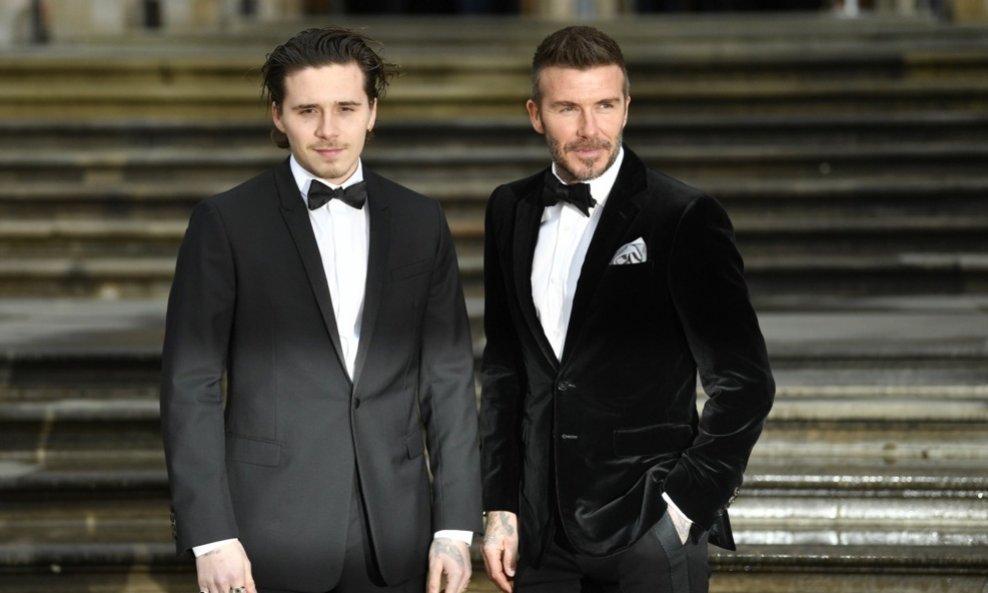 David Beckham i Brooklyn Beckham
