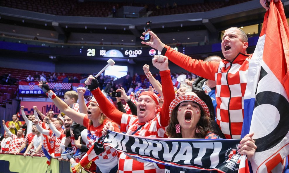 Hrvatski navijači u Malmöu