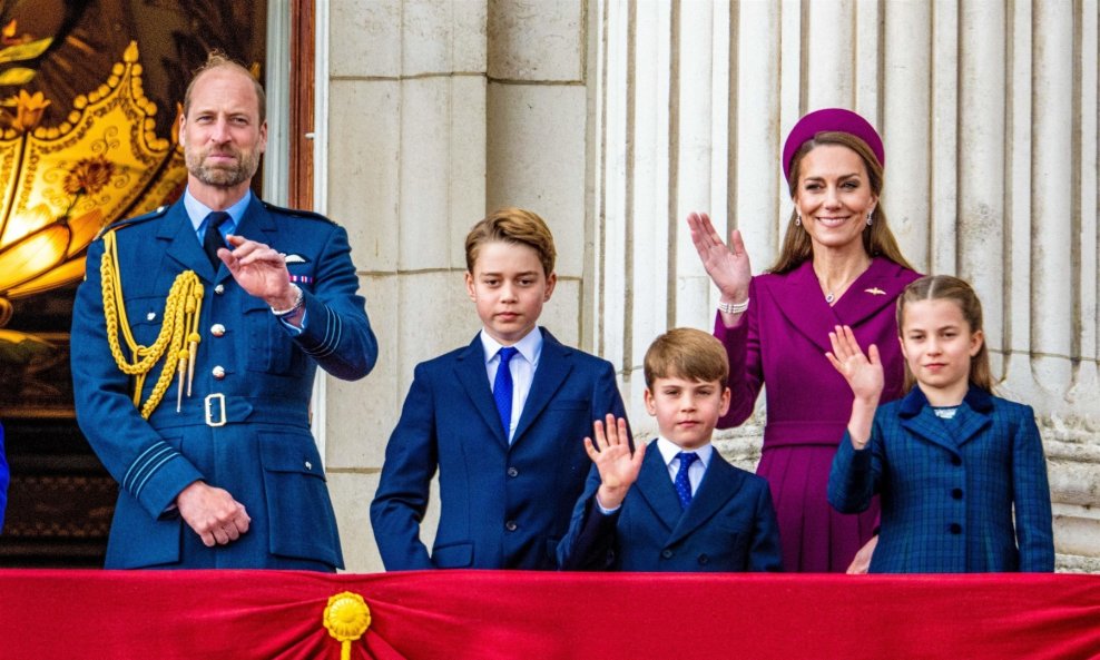 Princ William, Kate Middleton, prinčevi George i Louis, princeza Charlotte