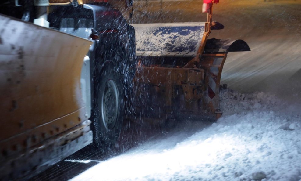 Snijeg u Njemačkoj - ilustracija