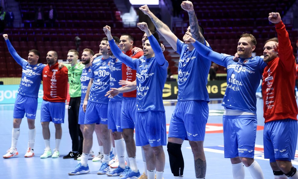 Sretni hrvatski rukometaši