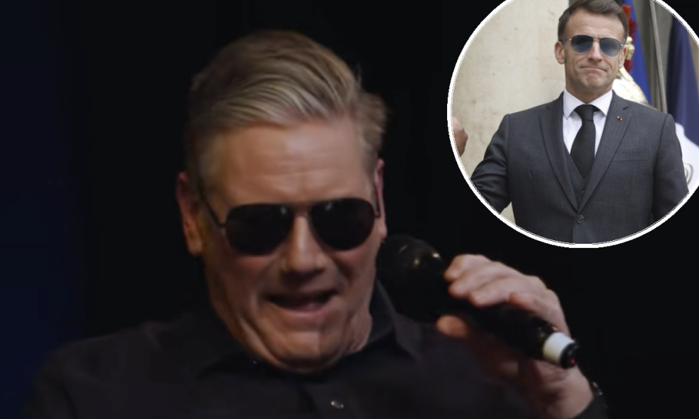 Keir Starmer i Emmanuel Macron