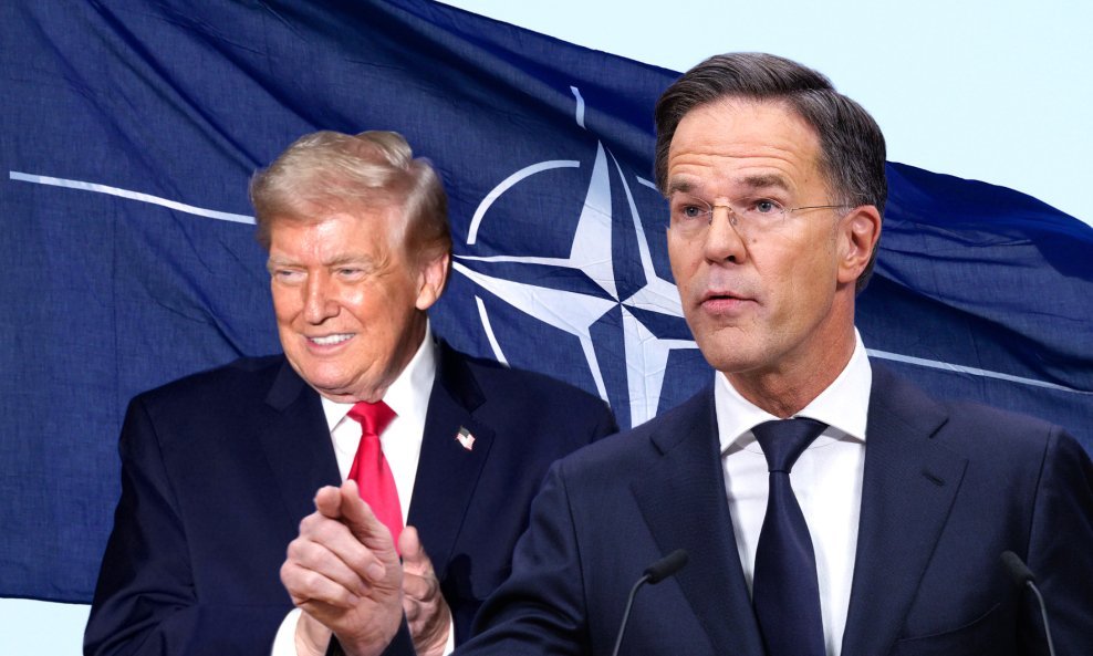 Donald Trump i Mark Rutte