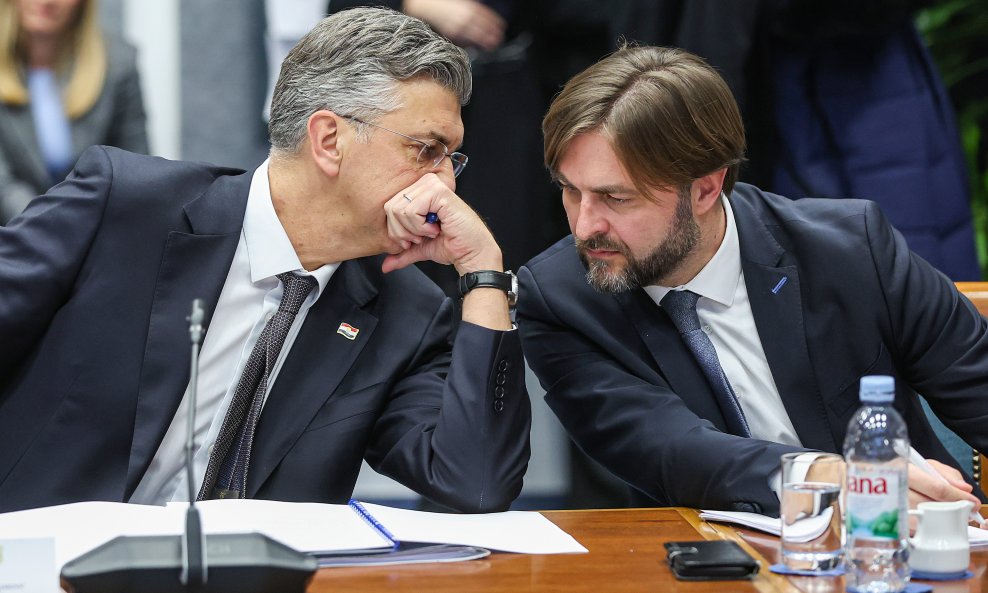 Tomislav Ćorić i Andrej Plenković