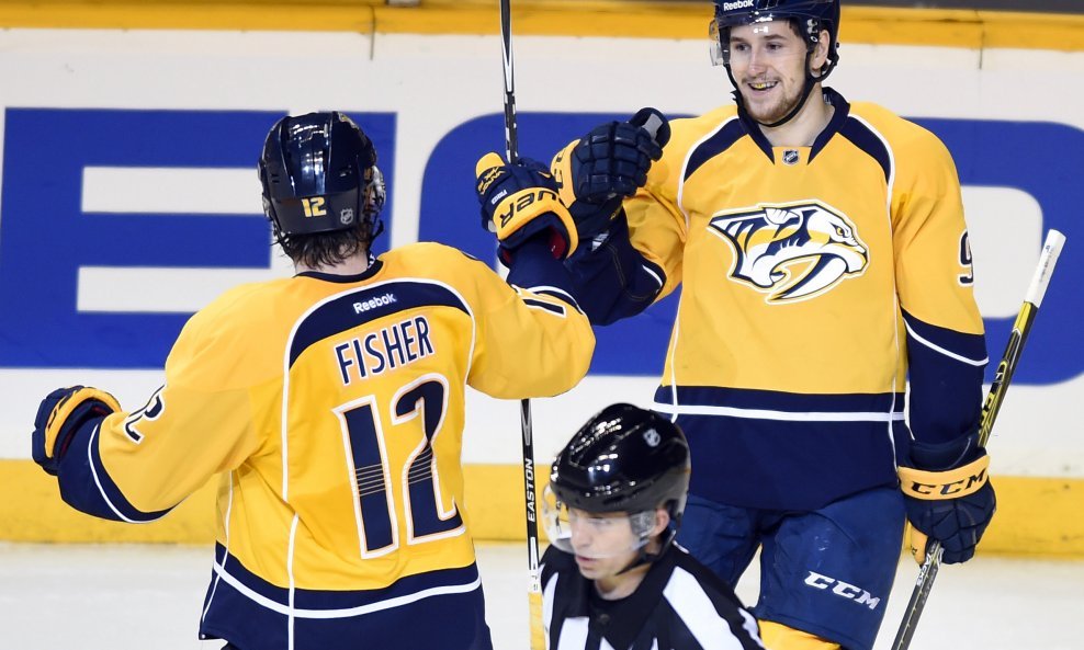 Filip Forsberg Nashville Predators NHL Mike Fisher