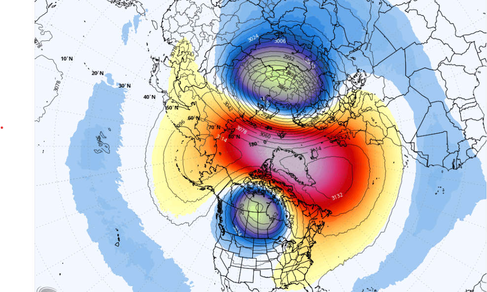 Stratosfersko zagrijavanje na sjevernoj hemisferi