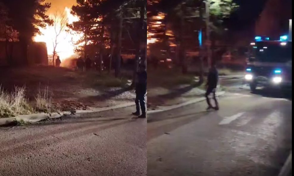 Požar restorana Mendula