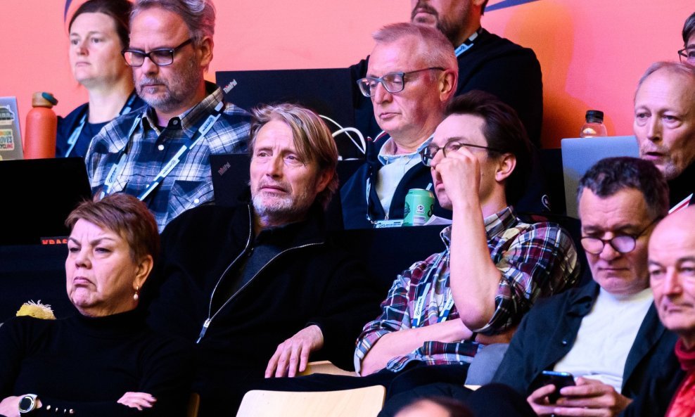 Mads Mikkelsen na utakmici Hrvatska - Njemačka