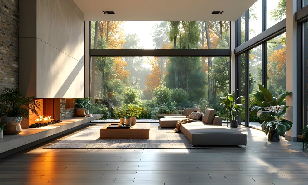 Dekoriranje tamno sive i tamno zelene zahtijeva pažljiv odabir tonova