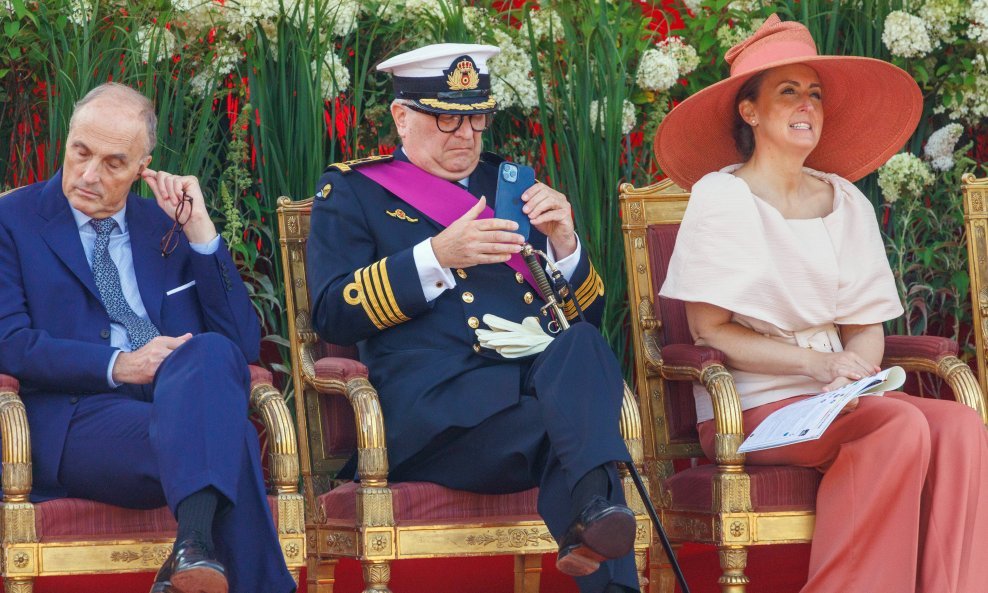 Belgijski princ Lorenz, princ Laurent i princeza Claire