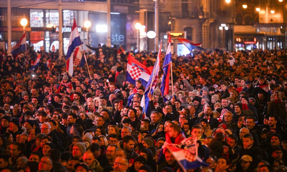 Doček rukometaša na Trgu
