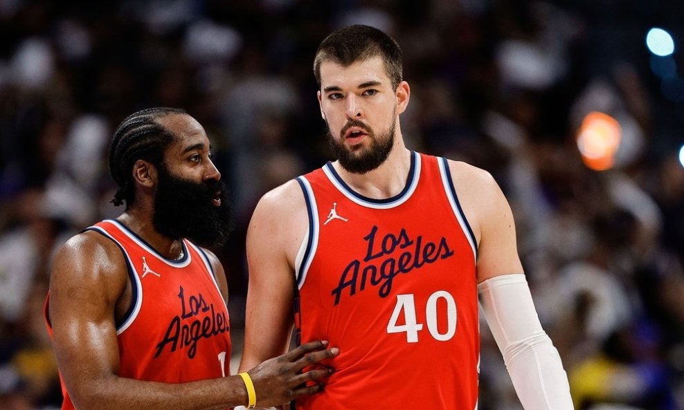 James Harden i Ivica Zubac