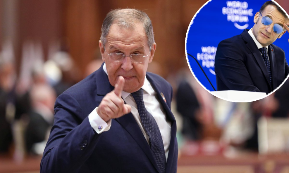 Sergej Lavrov, Emmanuel Macron