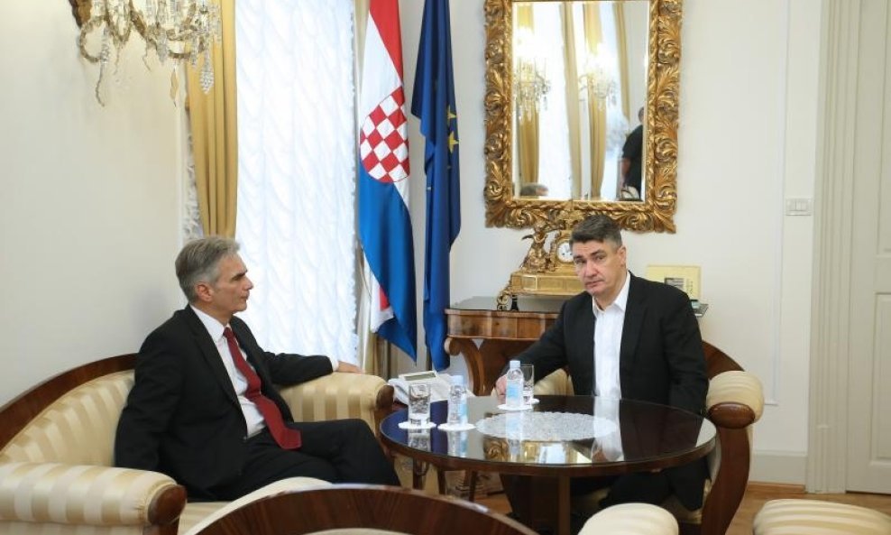 Werner Faymann i Zoran Milanović