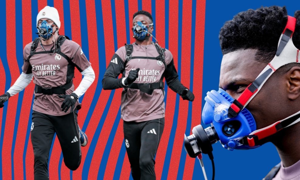 Igrači real Madrida na treninzima nose maske