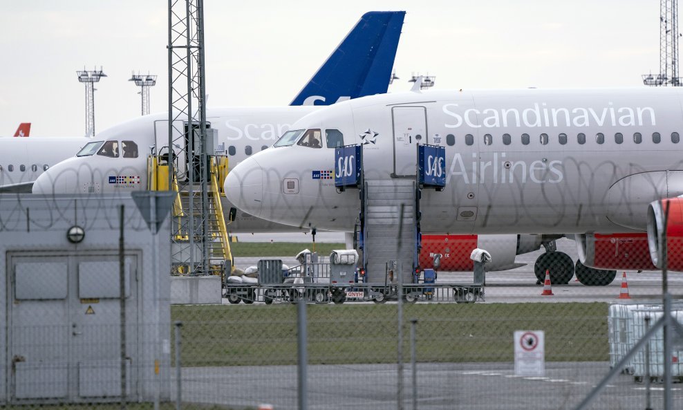 Scandinavian Airlines Airbus A320 - Ilustracija