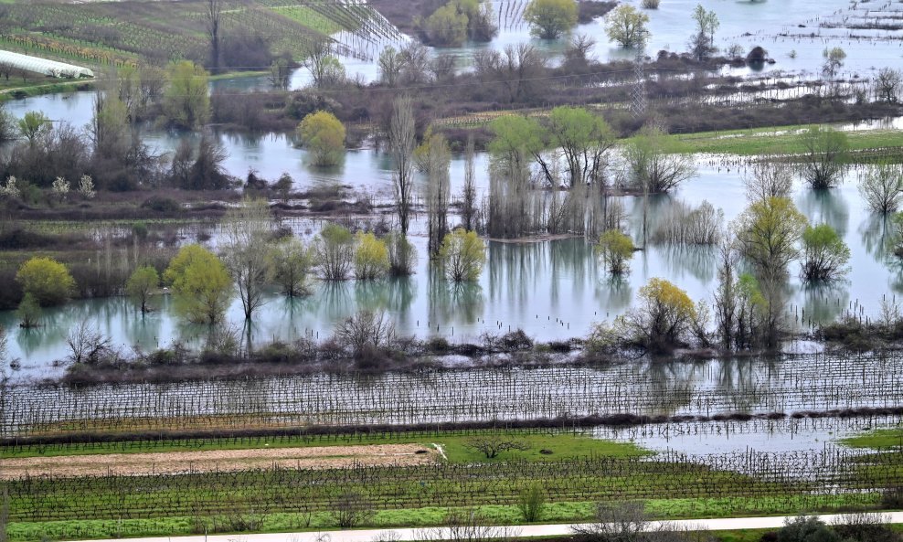 Poplave u okolici Vrgorca - ilustracija