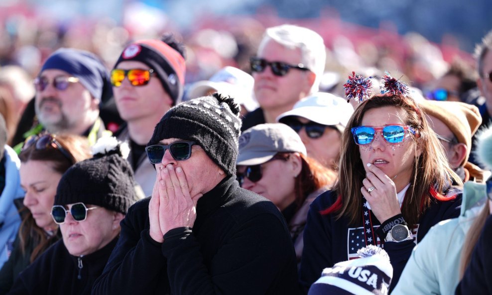 Navijači Vonn u šoku