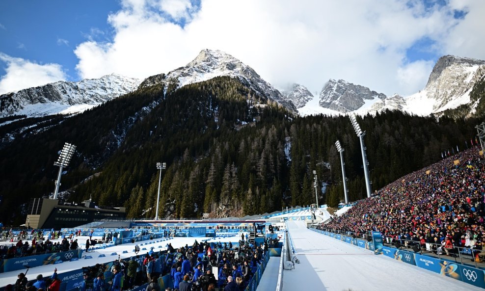 Biarlonska Arena na ZOI 2026