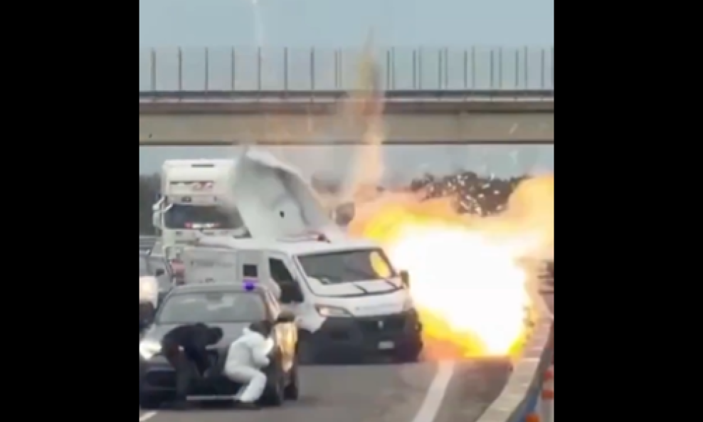 Pokušaj pljačke na talijanskoj autocesti
