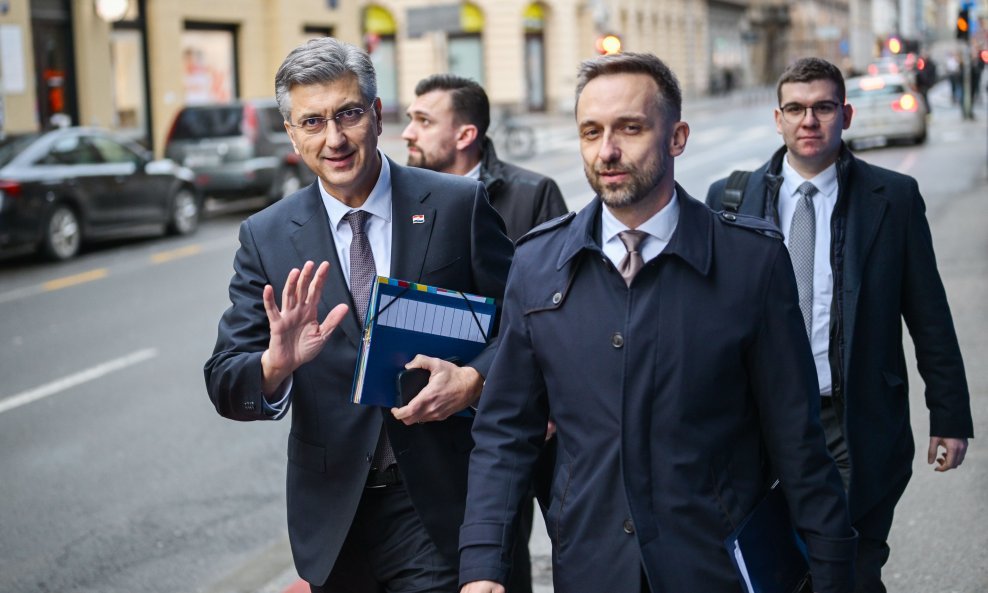 Andrej Plenković i Marin Piletić