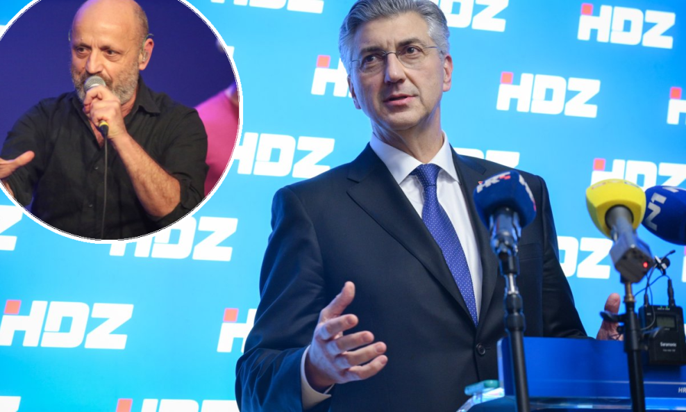 Mile Kekin i Andrej Plenković