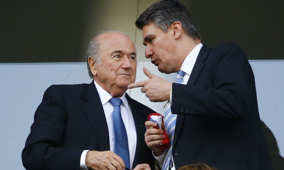 Zoran Milanović i Sepp Blatter