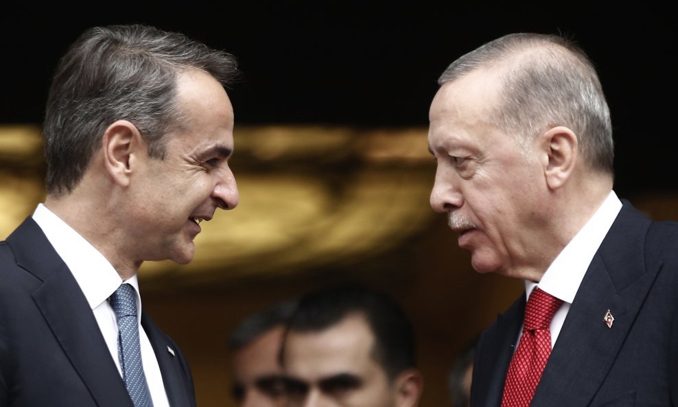 Kiriakos Micotaskis i Recep Tayyip Erdogan