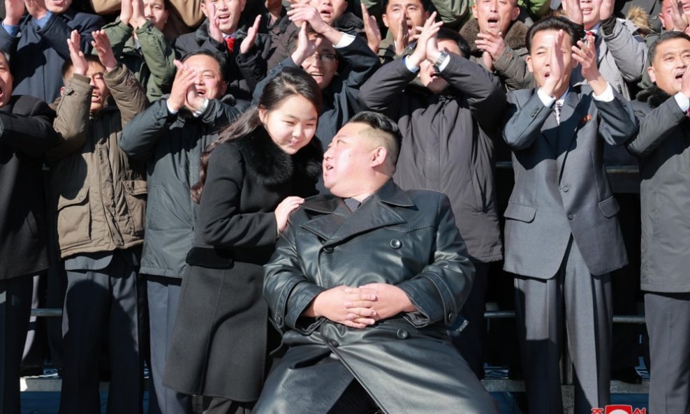 Kim Ju-ae i Kim Jong-un
