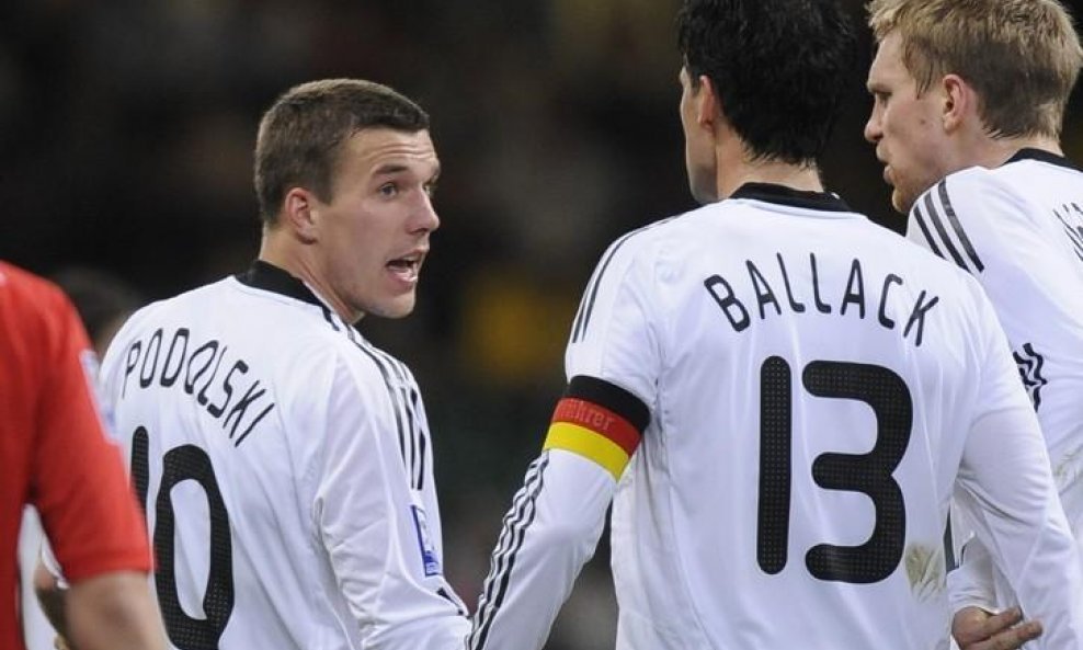 Lukas Podolski i Michael Ballack
