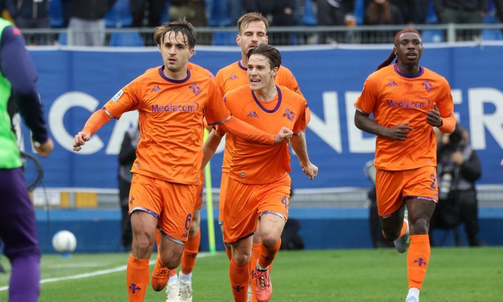 Slavlje igrača Fiorentine