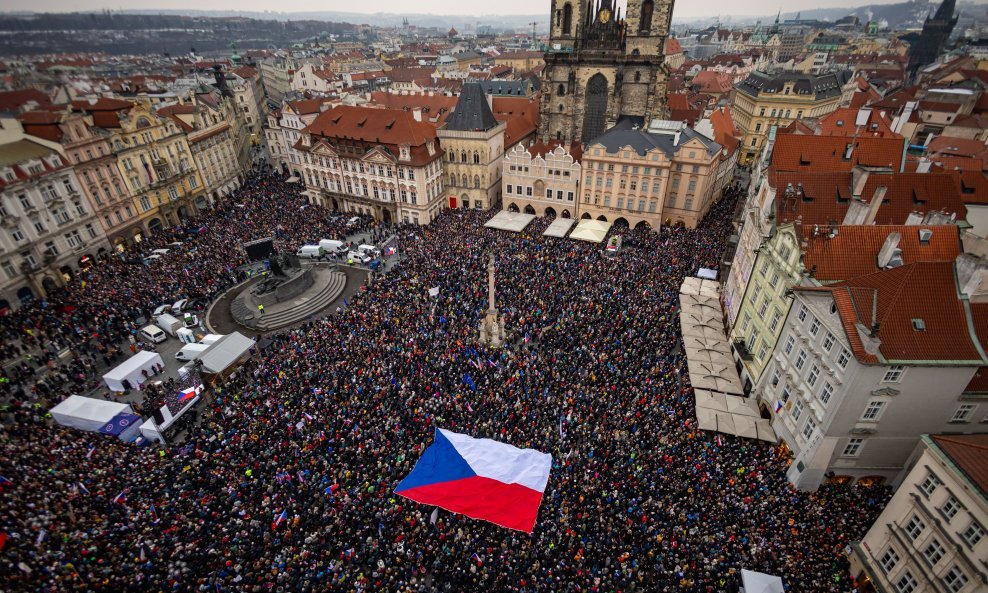 Prosvjedi u Češkoj