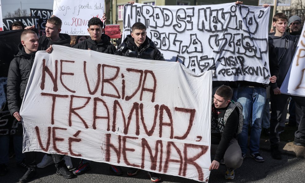 Održan je treći prosvjed zbog tramvajske nesreće u Sarajevu