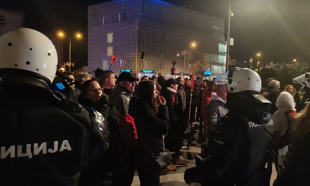 Prosvjed u Novom Sadu