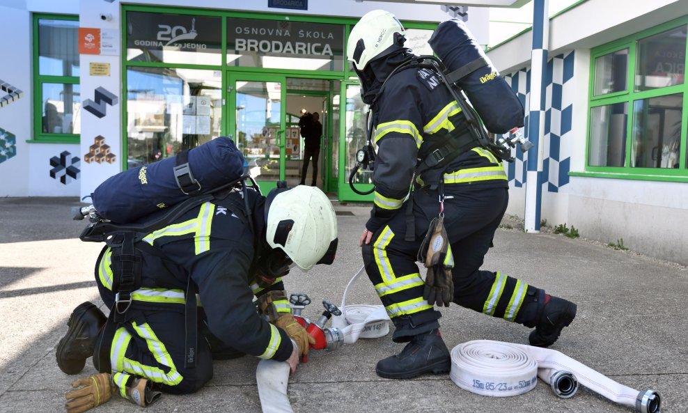 Vježba civilne zaštite - ilustracija