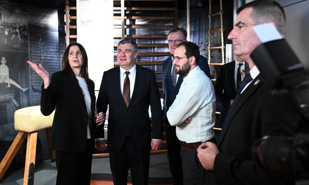 Zoran Milanović u Hrvatskom športskom muzeju