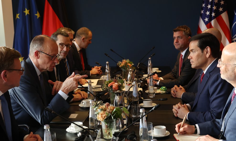 Friedrich Merz i Marco Rubio