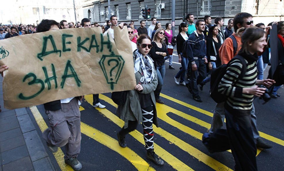 beograd studentski prosvjedi