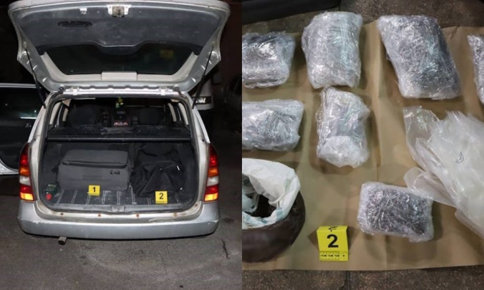 Zagrebačka policija pronašla drogu u automobilu