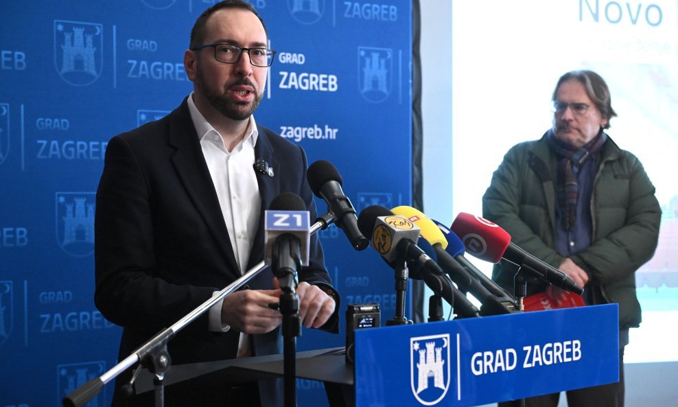 Tomislav Tomašević na jednoj od ranijih konferencija za medije - ilustracija