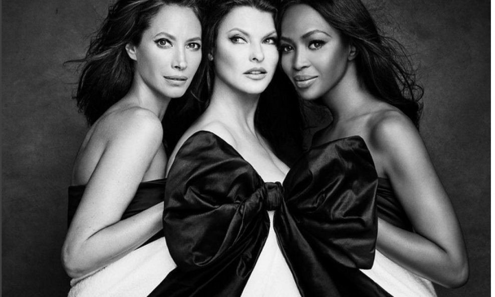 Christy Turlington, Linda Evangelista i Naomi Campbell