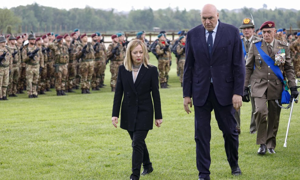 Giorgia Meloni i Guido Crosetto