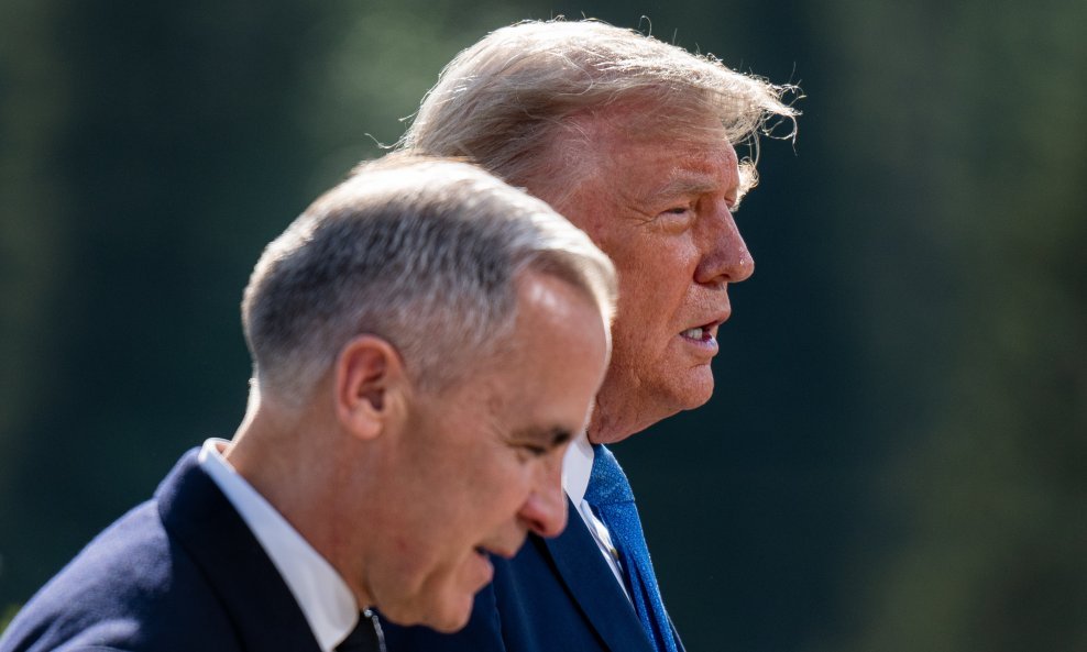 Donald Trump i Mark Carney