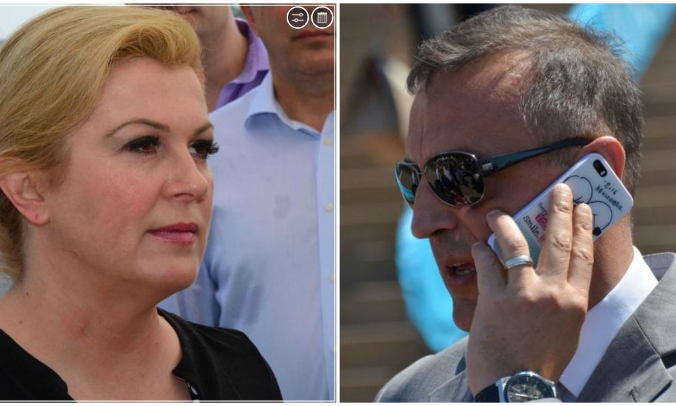 Kolinda Grabar Kitarović i Tihomir Jakovina