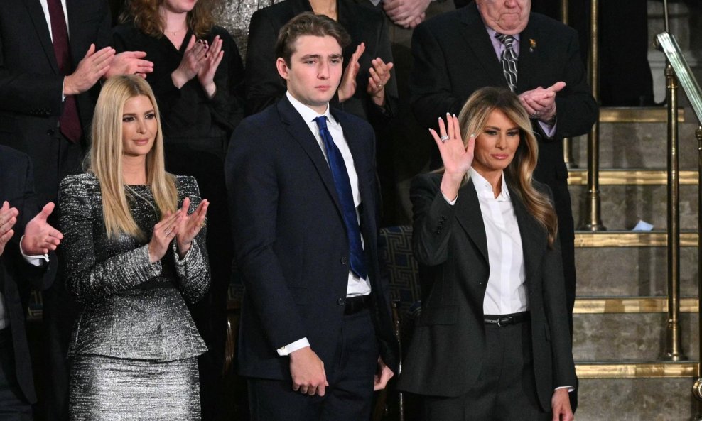 Ivanka Trump, Barron Trump i Melania Trump