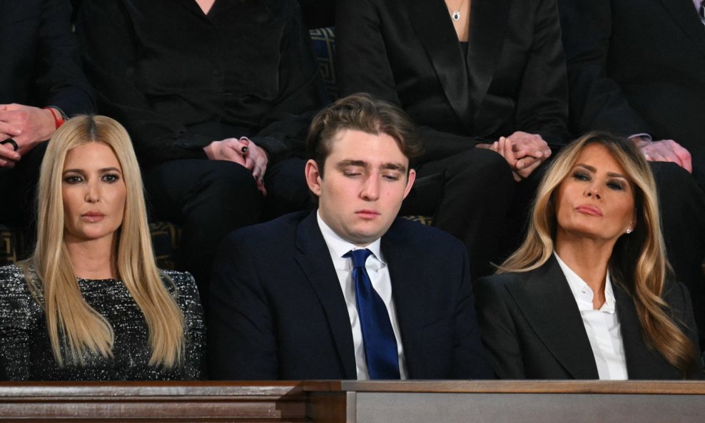 Ivanka Trump, Barron Trump i Melania Trump